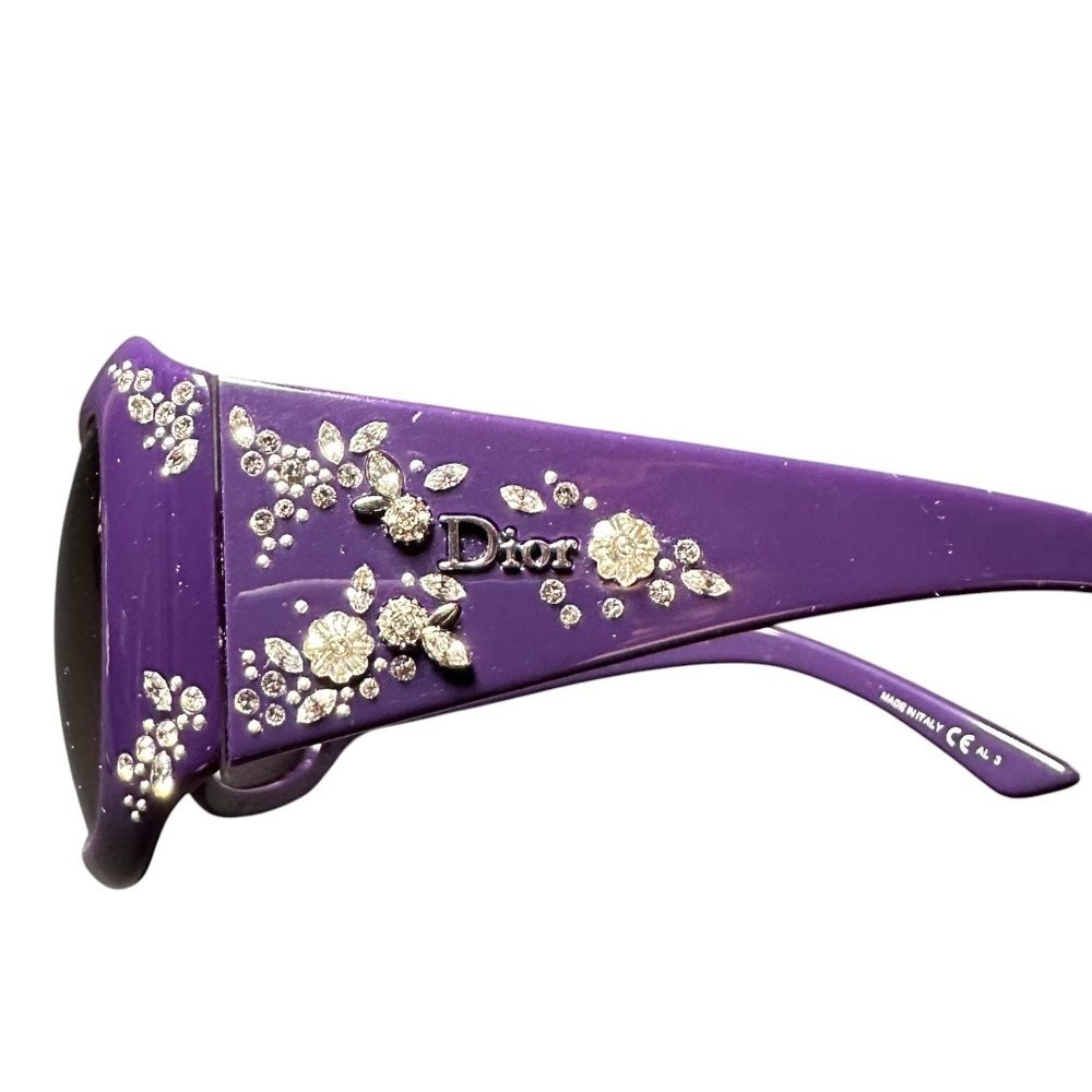 Dior Ondine Crystal Embellished Sunglasses with Case and Box - Brand New - Picture 5 of 13